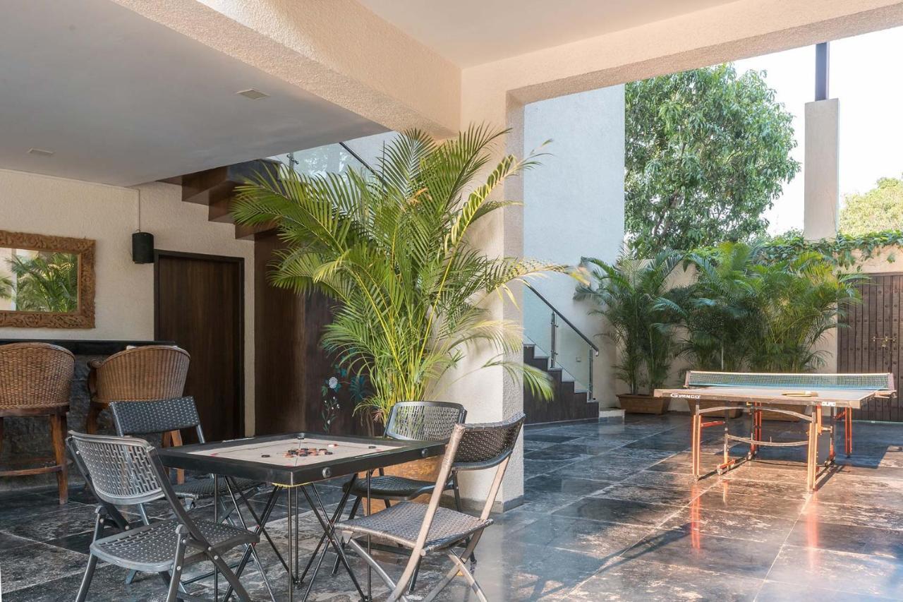 The Leaf By Stayvista - An Enchanting Escape Offering A Pool, Terrace, Lush Lawn, Contemporary Interiors, And Indoor Games Alībāg Eksteriør billede
